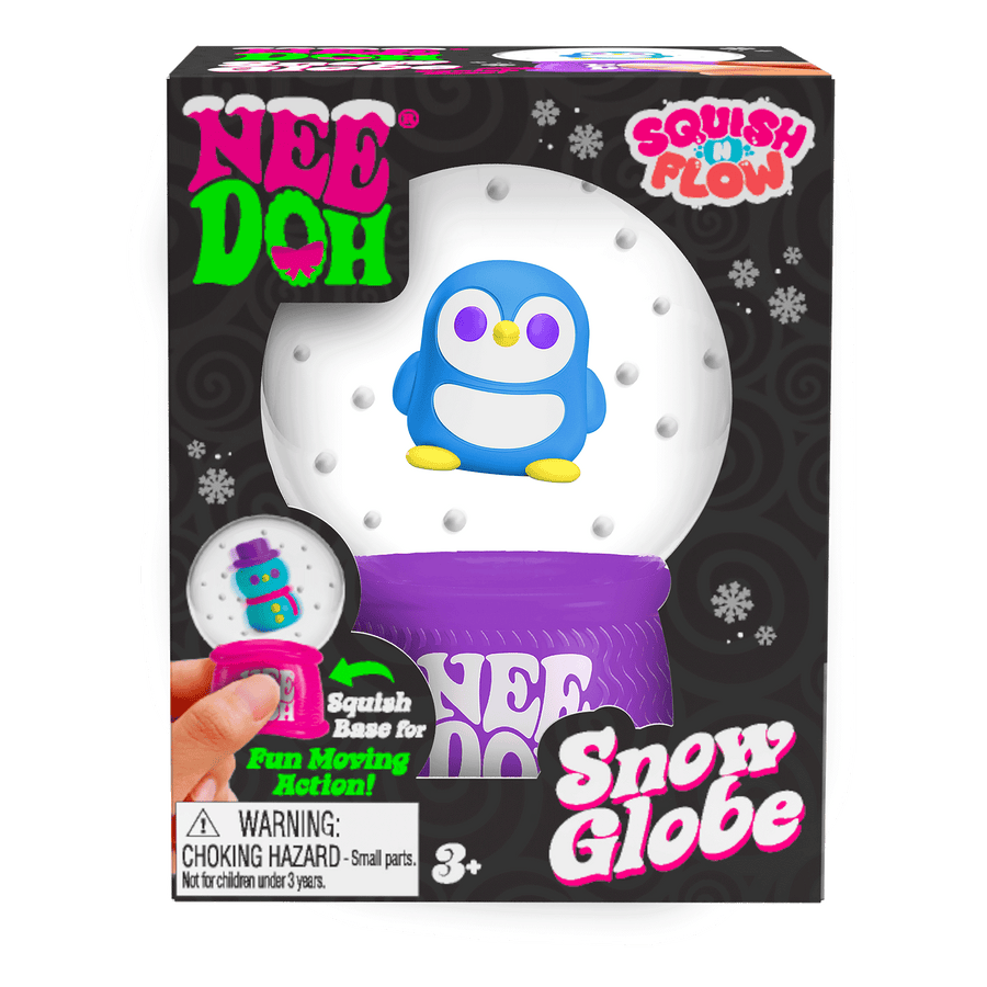 Nee Doh Squish N' Flow Snow Globe