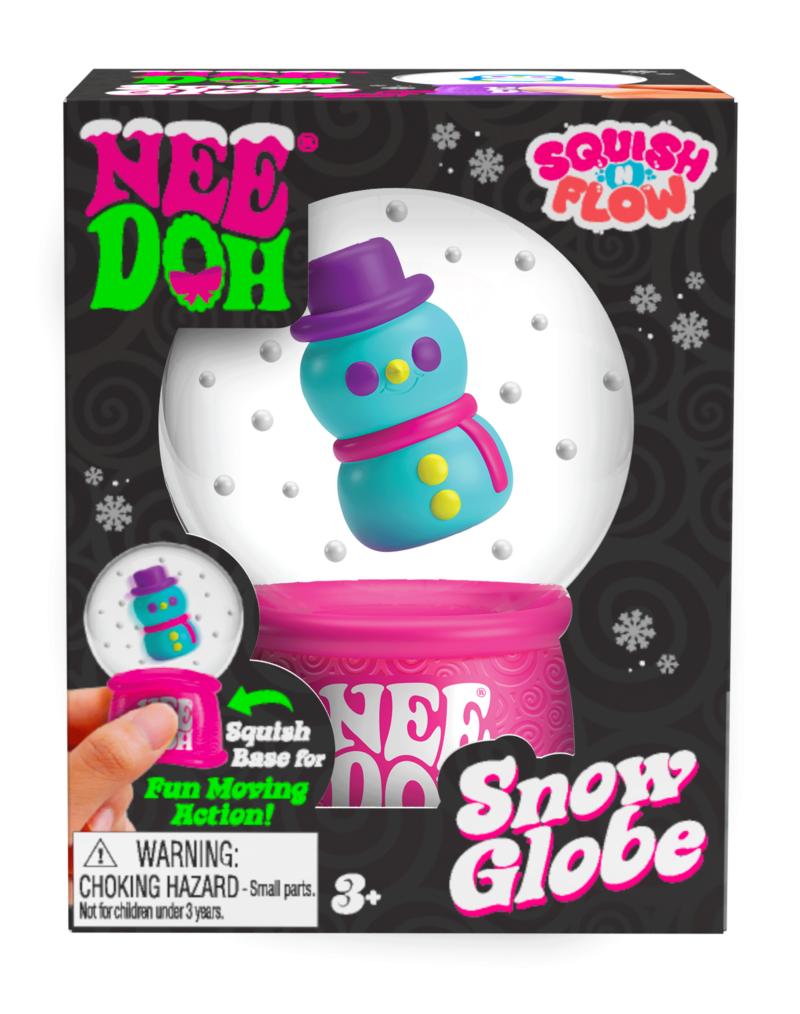 Nee Doh Squish N' Flow Snow Globe
