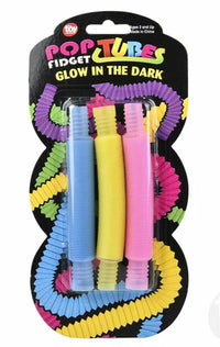 Pop Tubes Fidget Glow 3 Pack