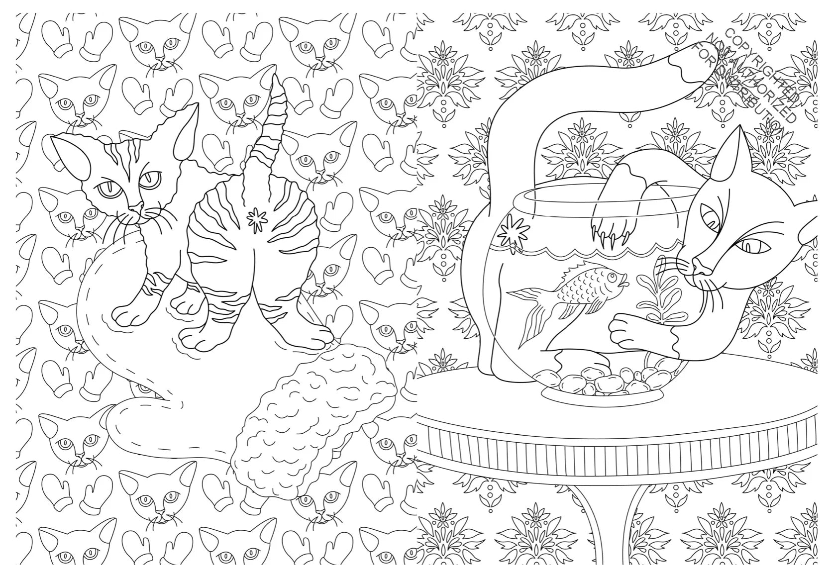 Chronicle Books The Cat Butt Colouring & Activity Book