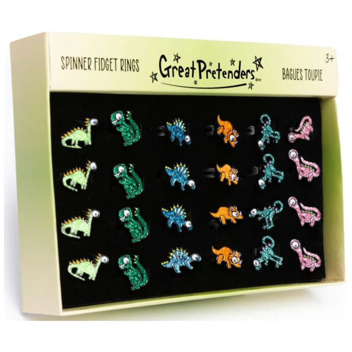 Great Pretenders Dinosaur Spinner Fidget Rings