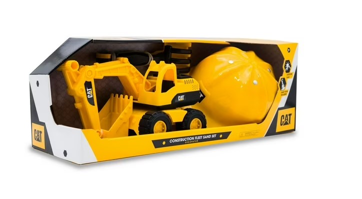 Cat Construction Fleet Sand Set Assorted