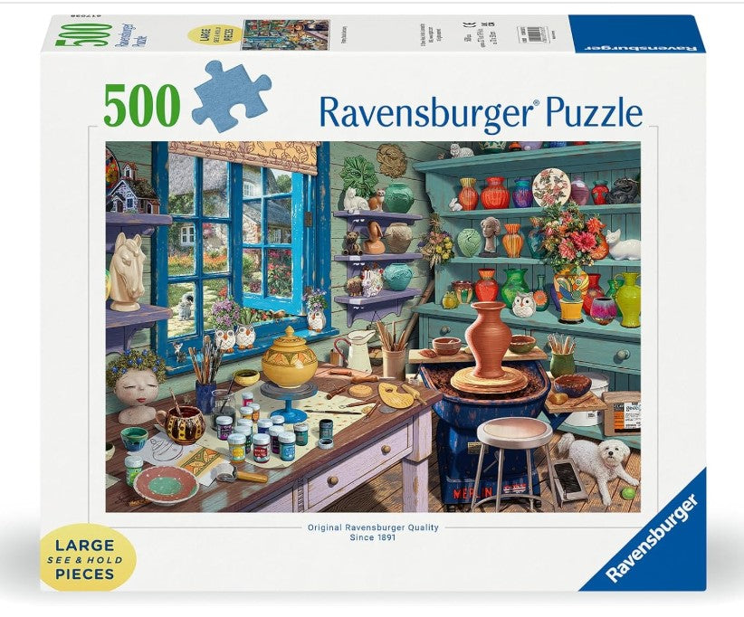 Ravensburger Pottery Studio Sanctuary 500 PIece