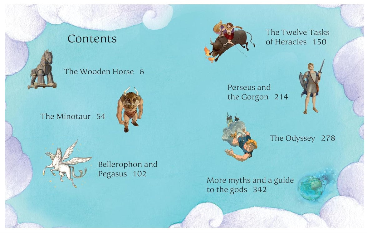 Usborne Illustrated Stories From The Greek Myths
