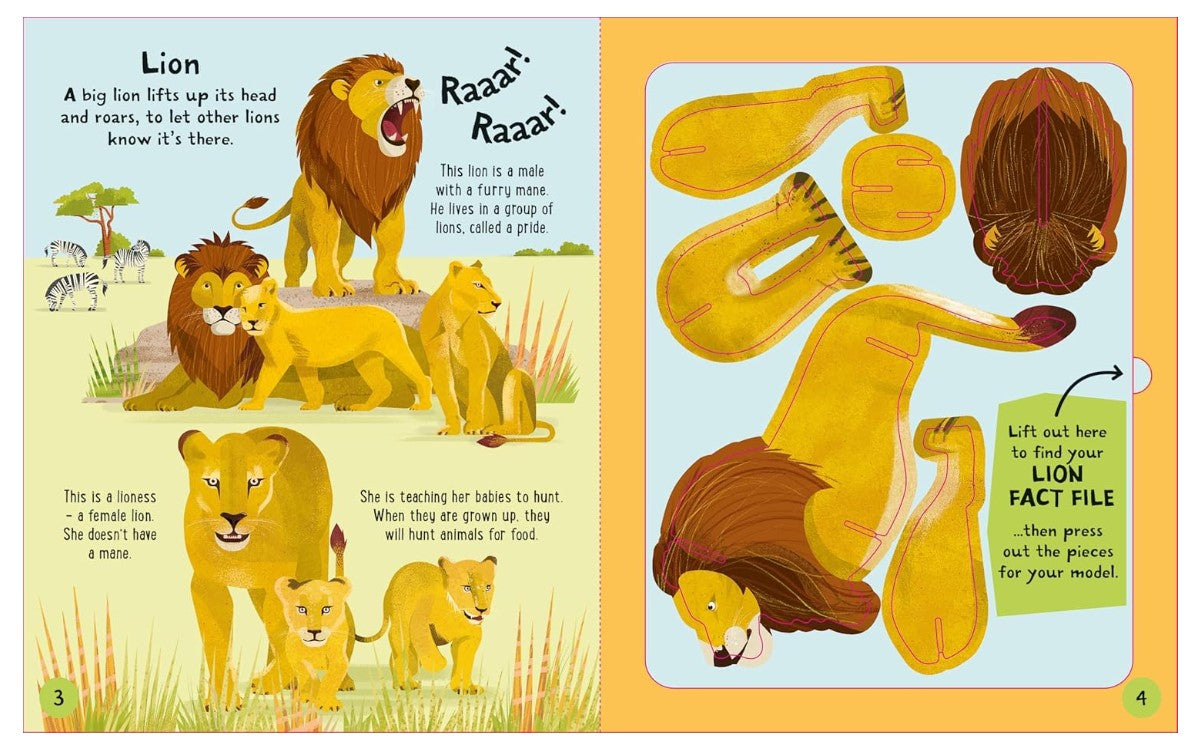 Usborne Slot-Together Animals Book