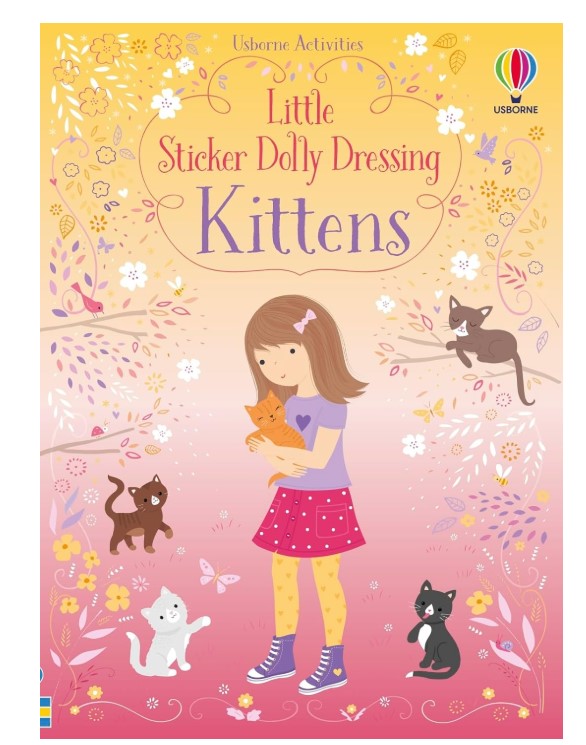 Usborne Little Sticker Dolly Dressing Kittens