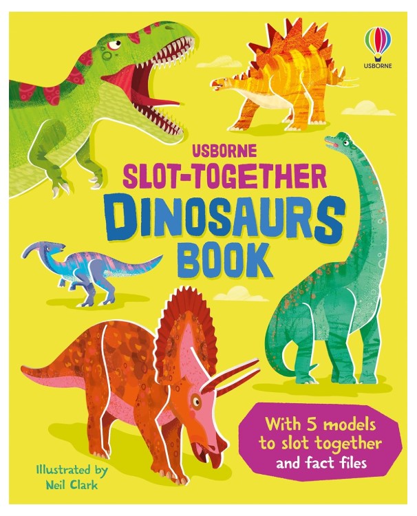 Usborne Slot-Together Dinosaurs Book