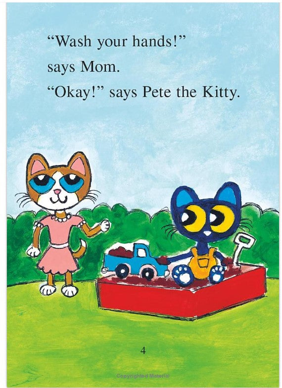 I Can Read: My First Reading Pete The Kitty Wash Your Hands