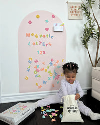 Cherrypick Soft Foam Magnetic Letters - Pastel Rainbow