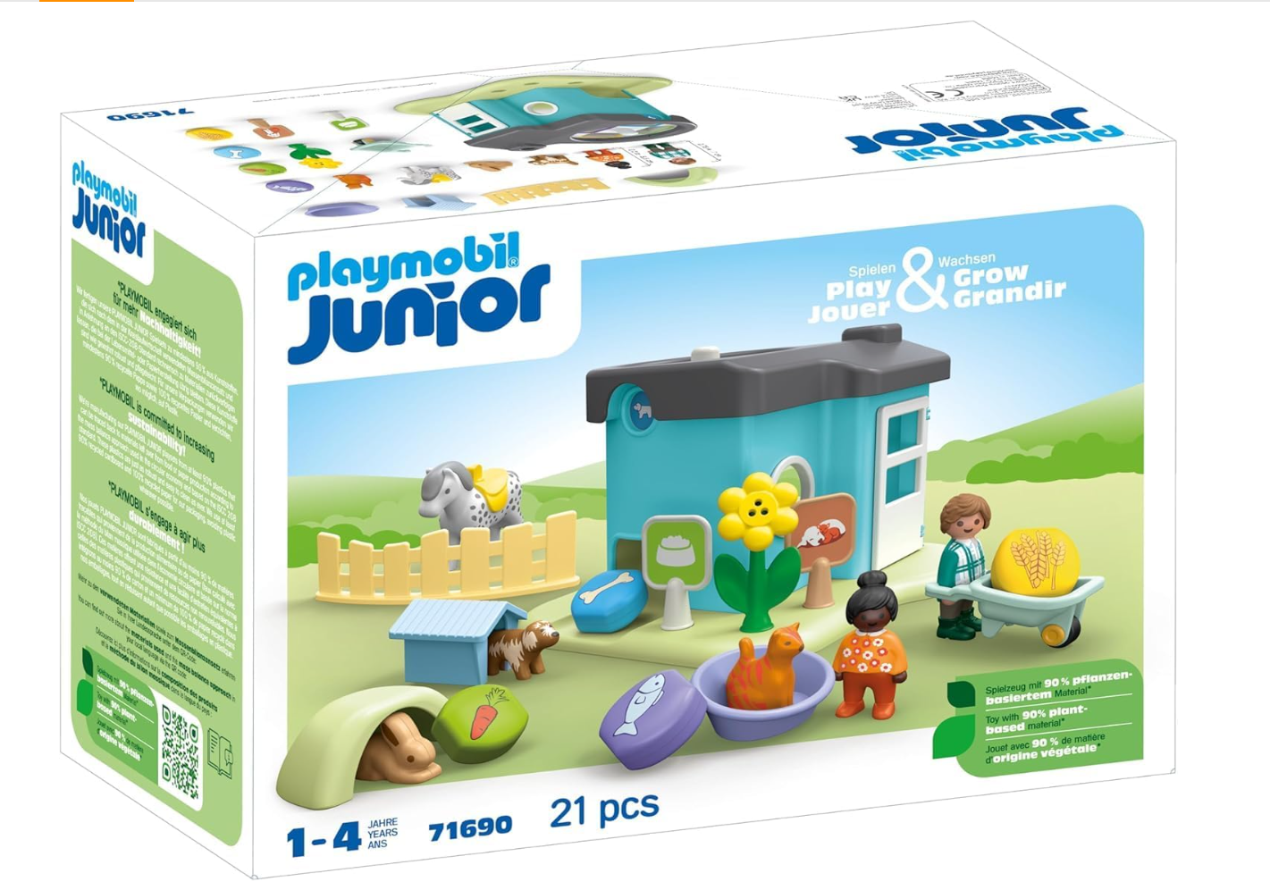 Playmobil Junior Animal Kennels with Treat Dispenser 71690