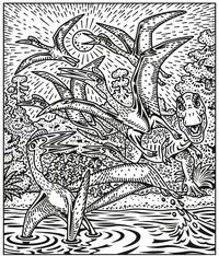 Usborne T Rex Magic Painting