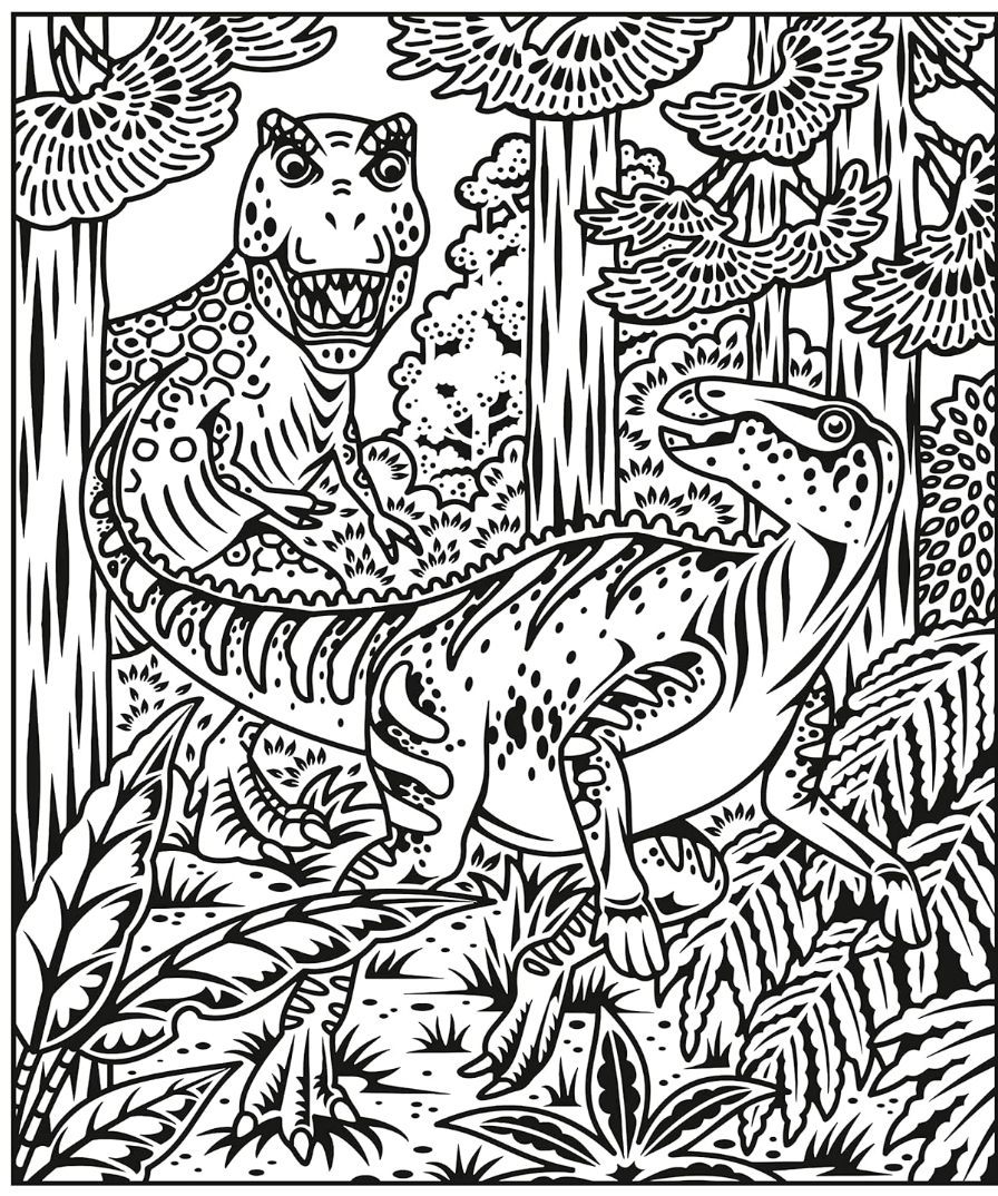 Usborne T Rex Magic Painting