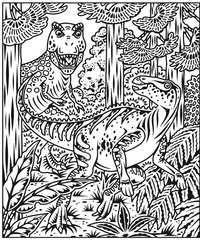 Usborne T Rex Magic Painting