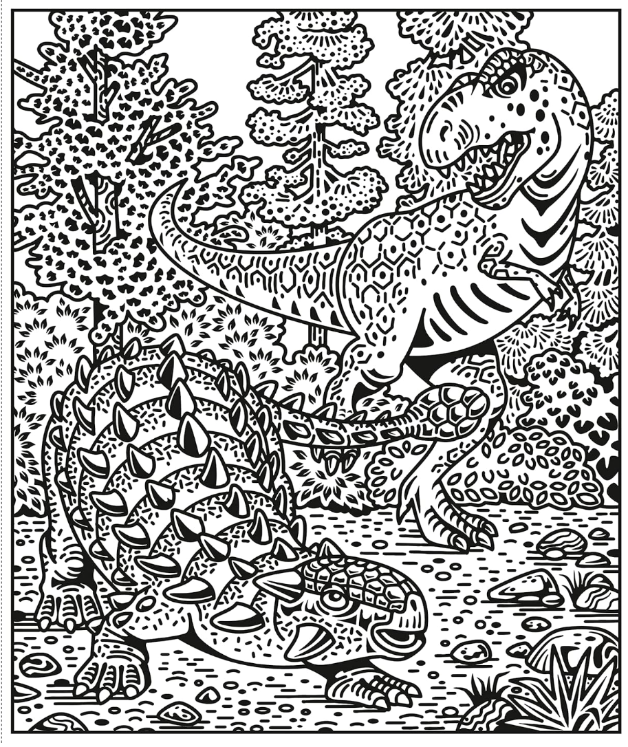 Usborne T Rex Magic Painting