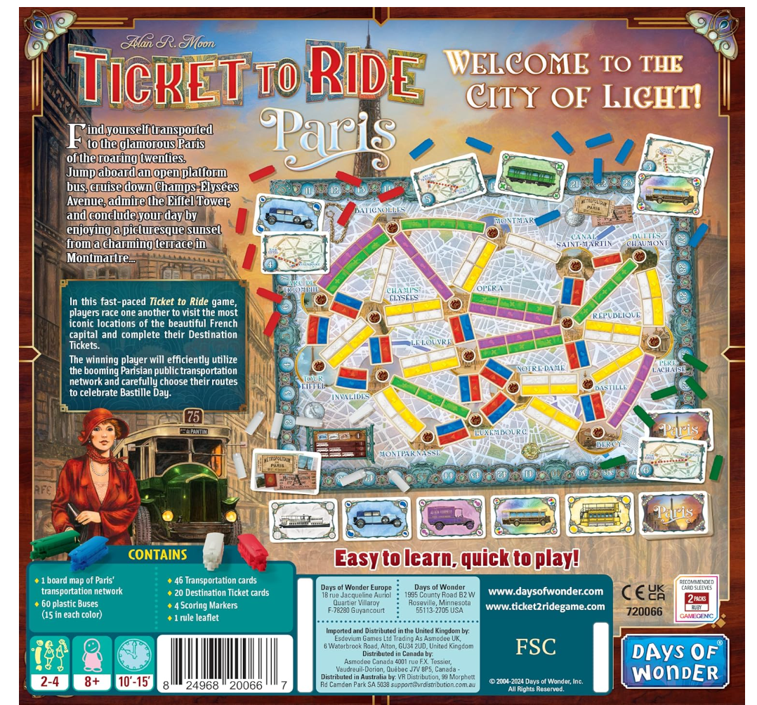 Ticket To Ride Express - Paris