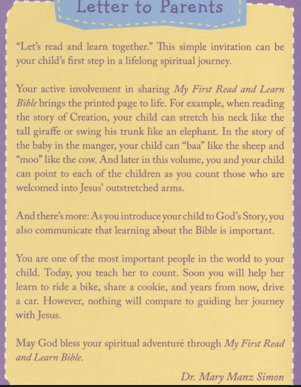 Scholastic My First Read Aloud Bible Stories