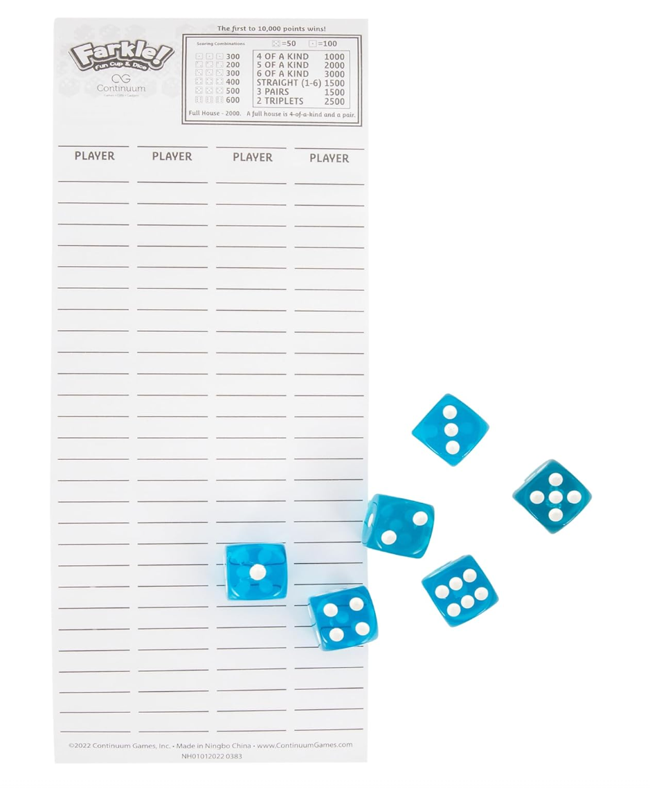 Farkle Fun Cup & Dice