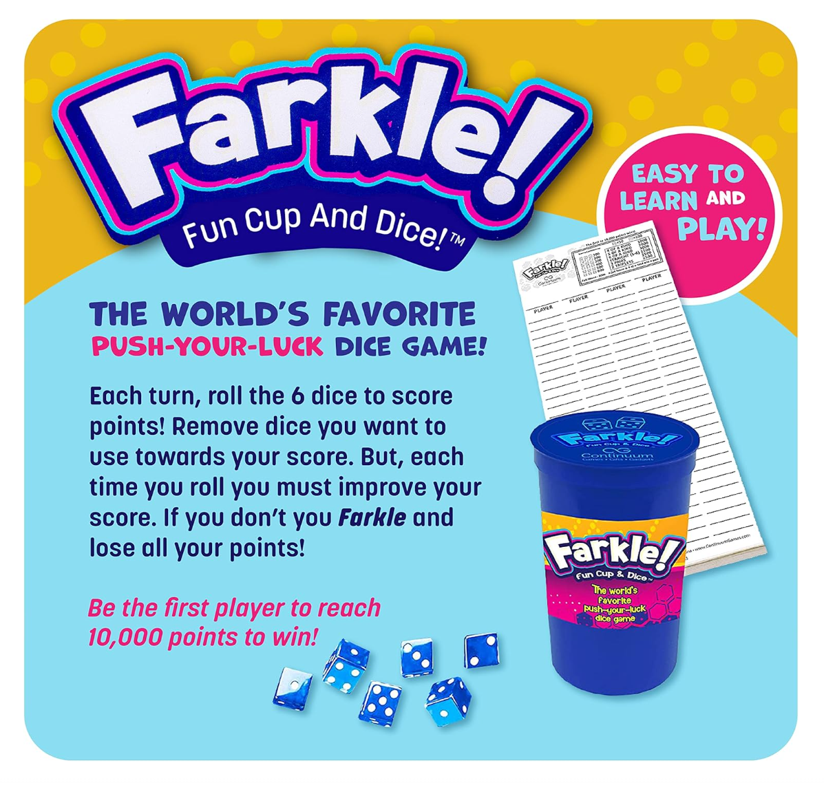 Farkle Fun Cup & Dice