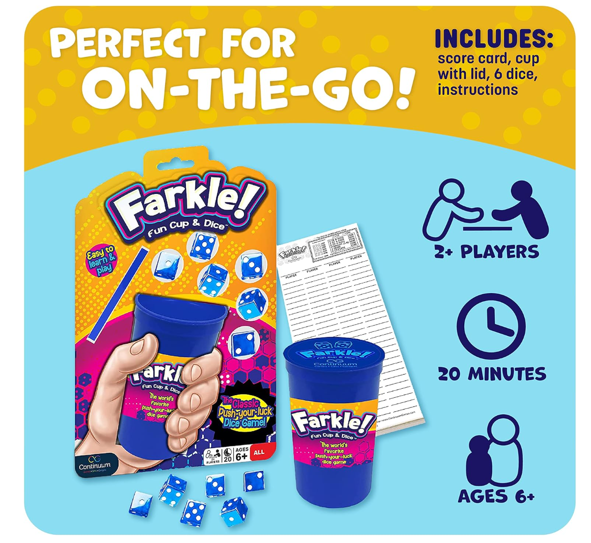Farkle Fun Cup & Dice