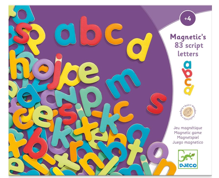 Djeco 83 Small Magnetic Letters