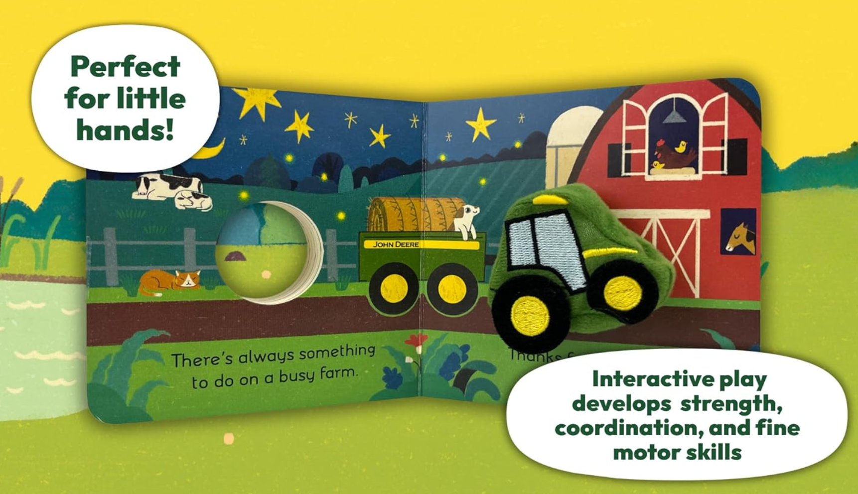 Finger Puppet Book I Am a Tractor John Deere