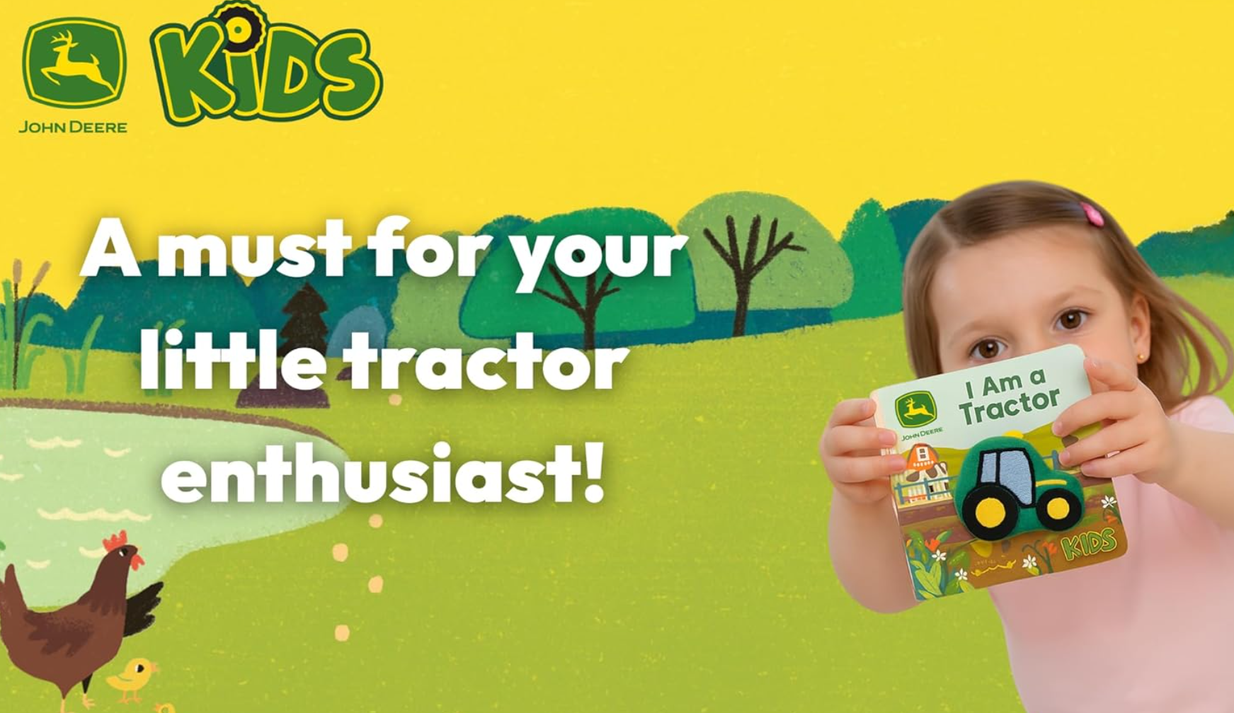 Finger Puppet Book I Am a Tractor John Deere