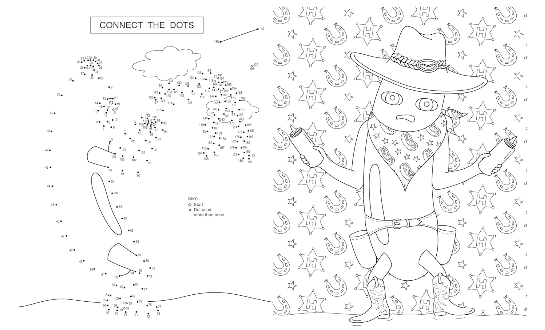 The Hot Dog Coloring & Activity Book