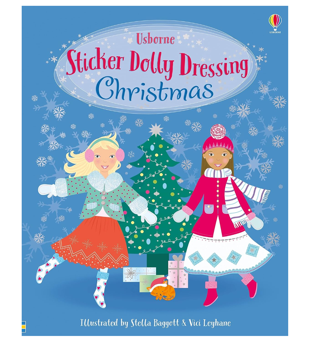 Usborne Sticker Dolly Dressing Christmas