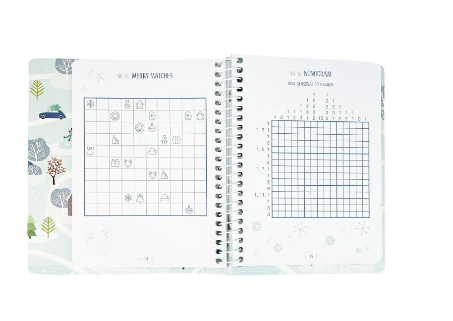 More than 100 Activities Christmas Mixed Puzzle Book