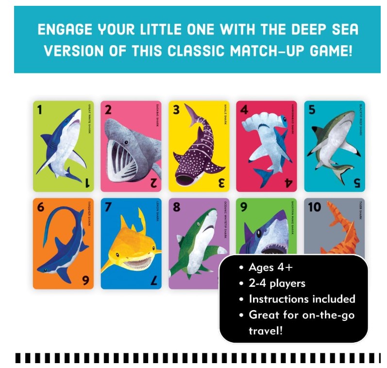 Mudpuppy Go Shark Card Game