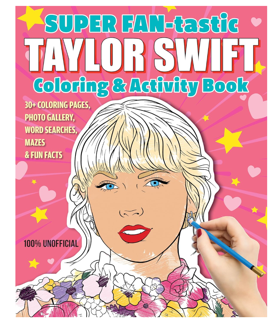 Chapel Publishing SUPER-FAN-tastic Taylor Swift Colouring & Activity Book