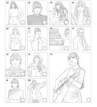 Chapel Publishing SUPER-FAN-tastic Taylor Swift Colouring & Activity Book