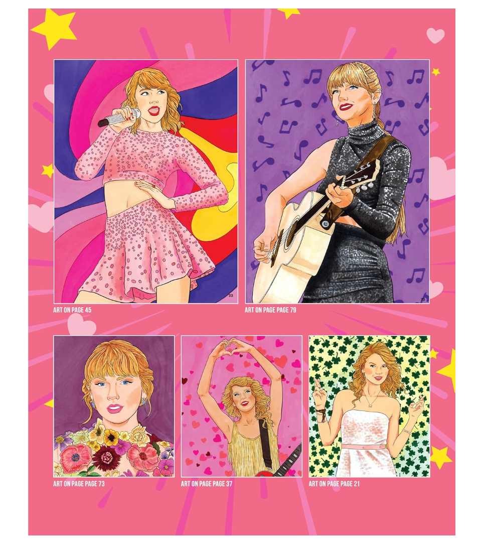 Chapel Publishing SUPER-FAN-tastic Taylor Swift Colouring & Activity Book