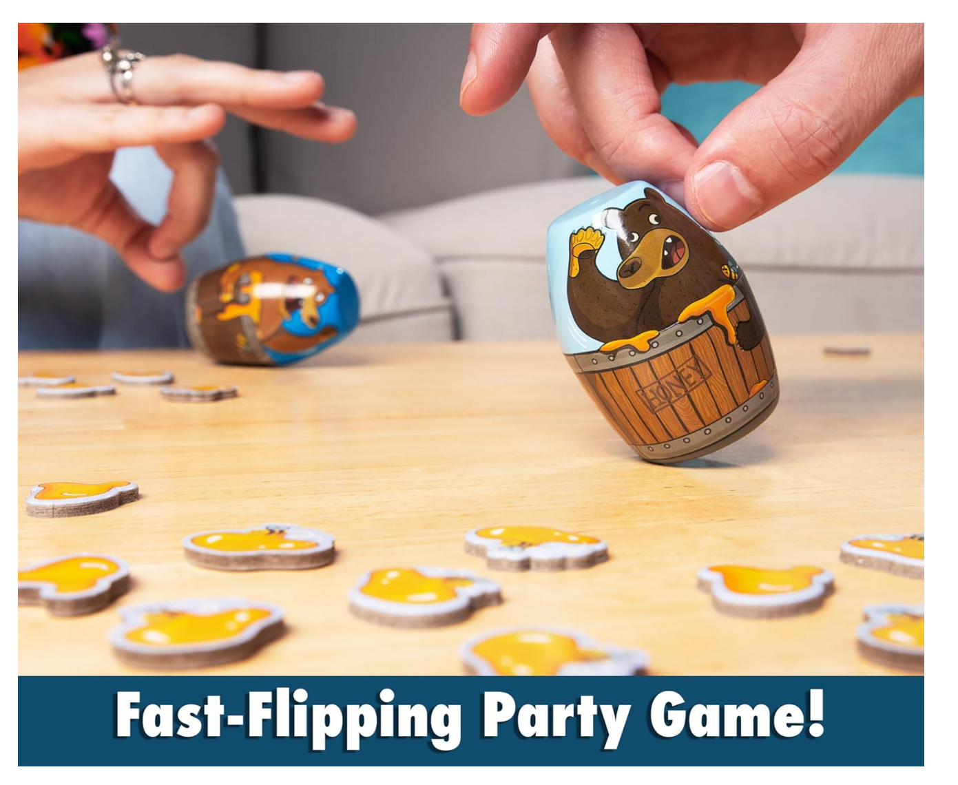 Blue Orange Bears In Barrels