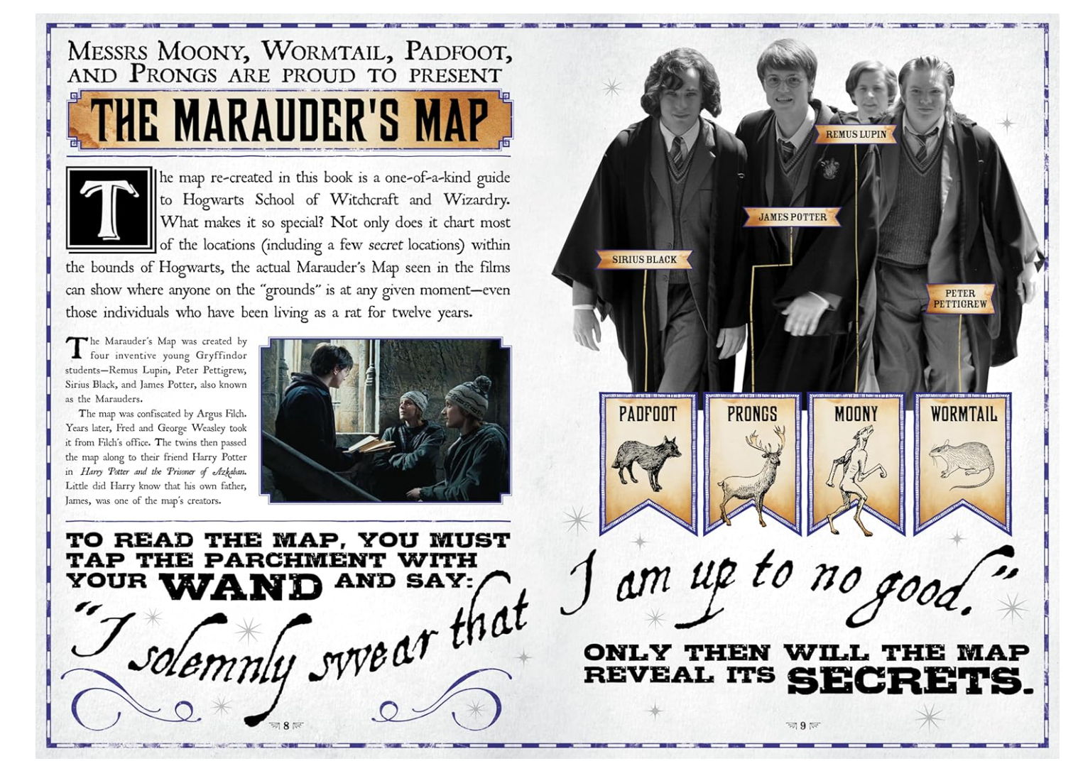 Harry Potter The Marauder's Map Guide To Hogwarts