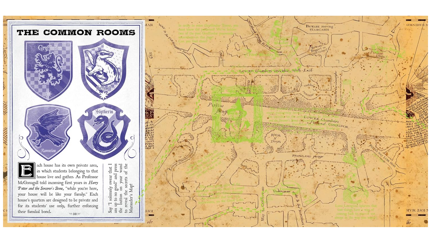 Harry Potter The Marauder's Map Guide To Hogwarts