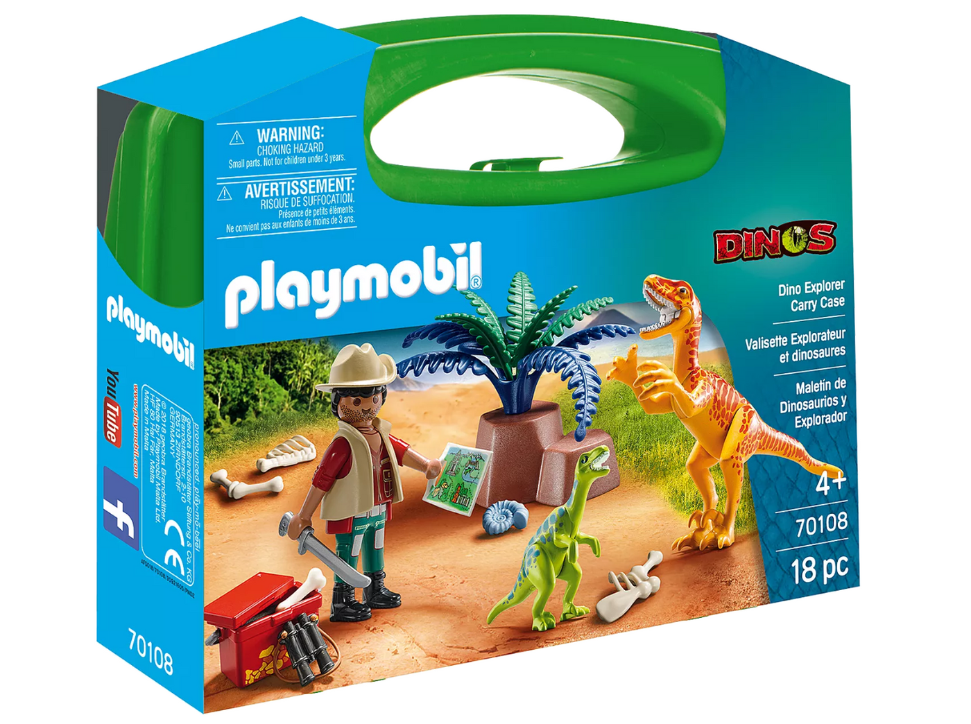 Playmobil Dino Explorer Carry Case 70108
