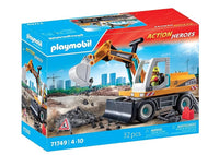 Playmobil Action Heroes Large Excavator 71749