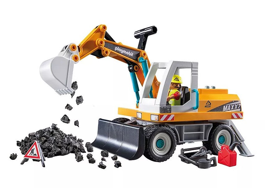 Playmobil Action Heroes Large Excavator 71749
