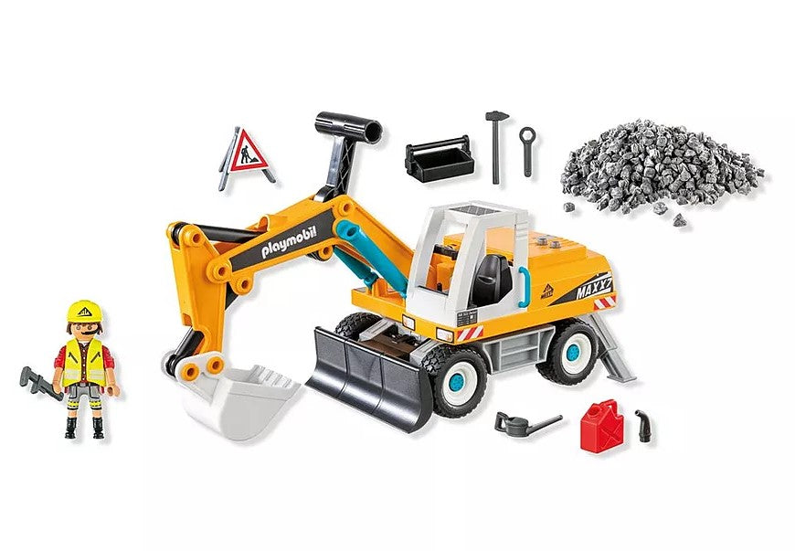 Playmobil Action Heroes Large Excavator 71749