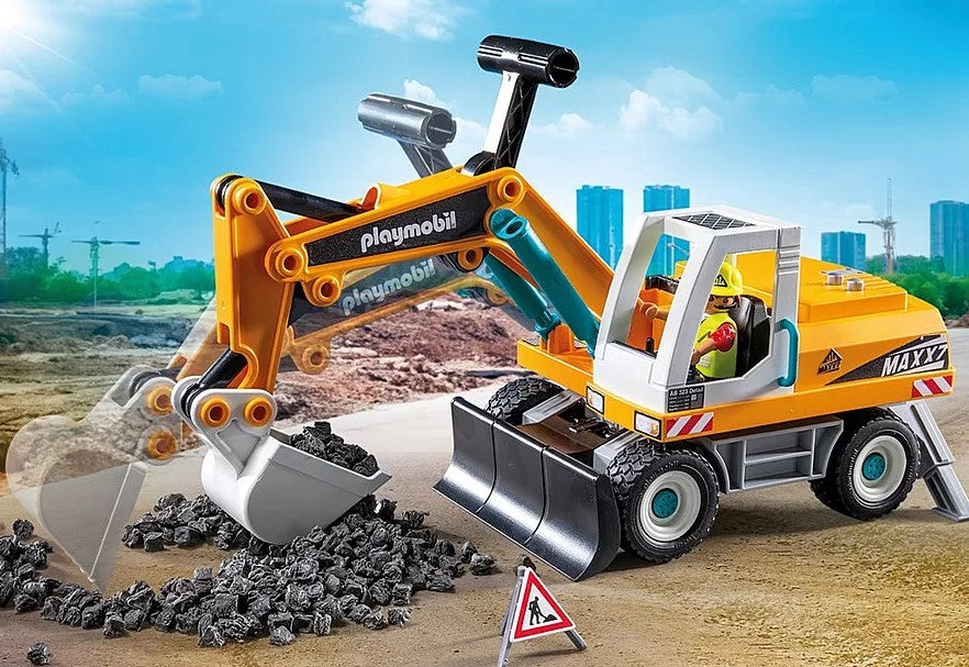 Playmobil Action Heroes Large Excavator 71749