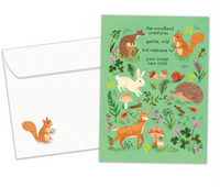 Tree Free Greeting Card Hello Little One - New Baby