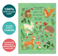 Tree Free Greeting Card Hello Little One - New Baby