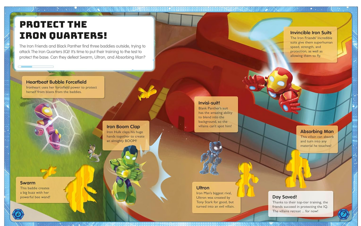 DK Marvel Iron Man and his Awesome Friends Ultimate Sticker Book