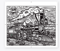 Usborne Magic Painting Trains