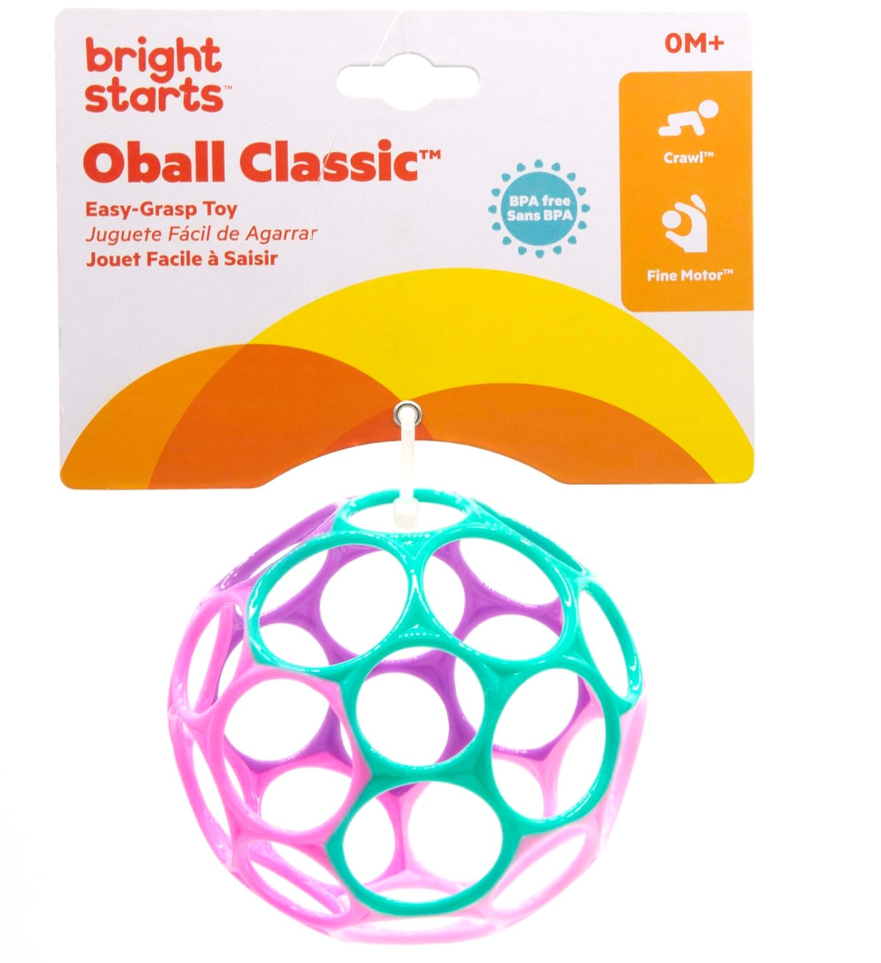 Oball Pink and Purple 4"