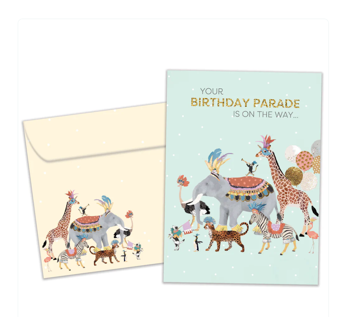 Tree Free Greetings Birthday Parade