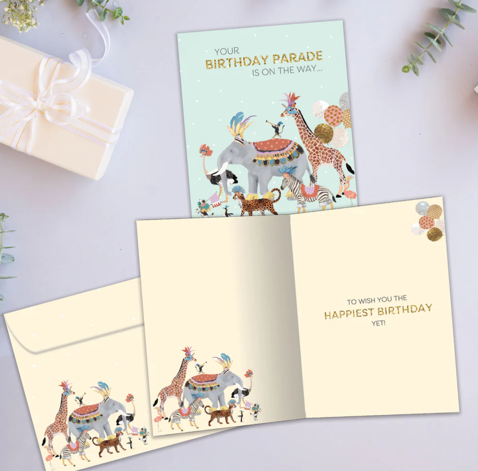 Tree Free Greetings Birthday Parade