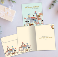 Tree Free Greetings Birthday Parade