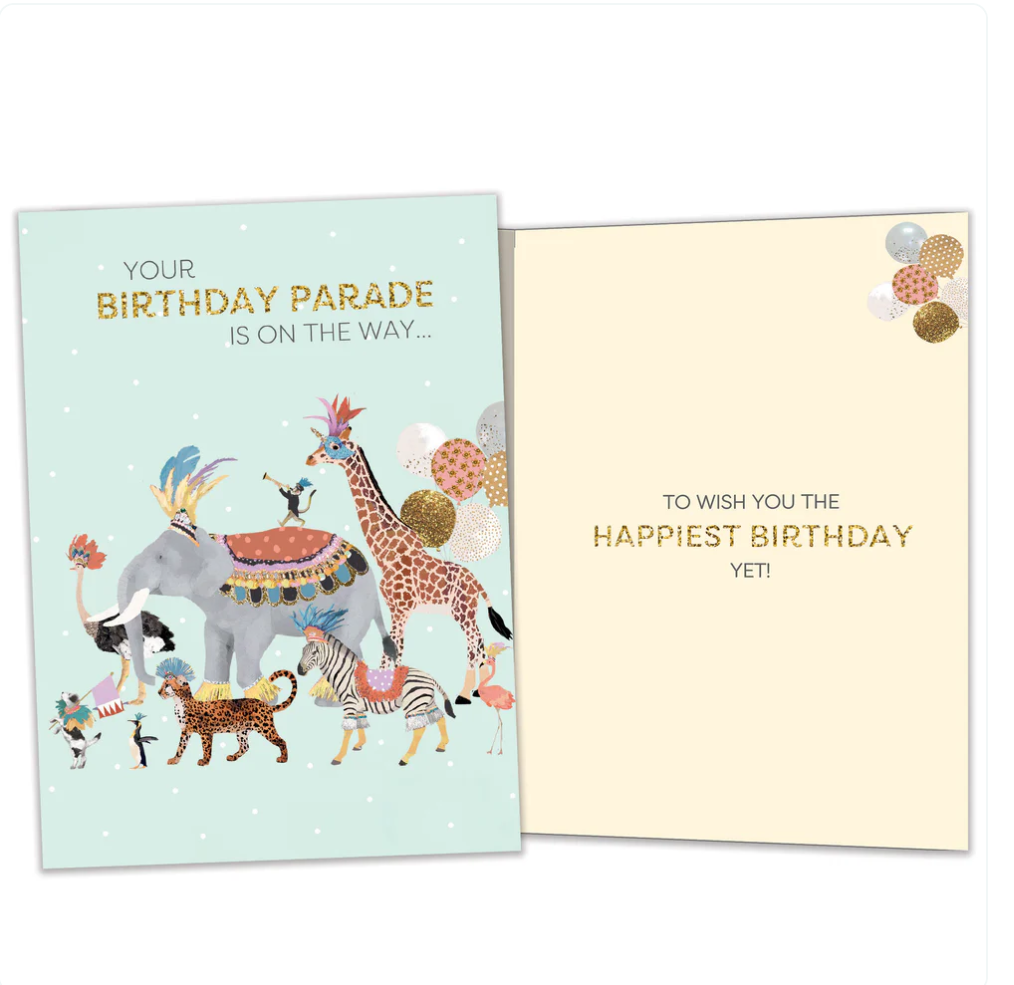 Tree Free Greetings Birthday Parade